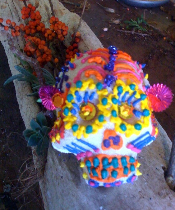 Day of the Dead Sugar Skull by Gorgeous and Green